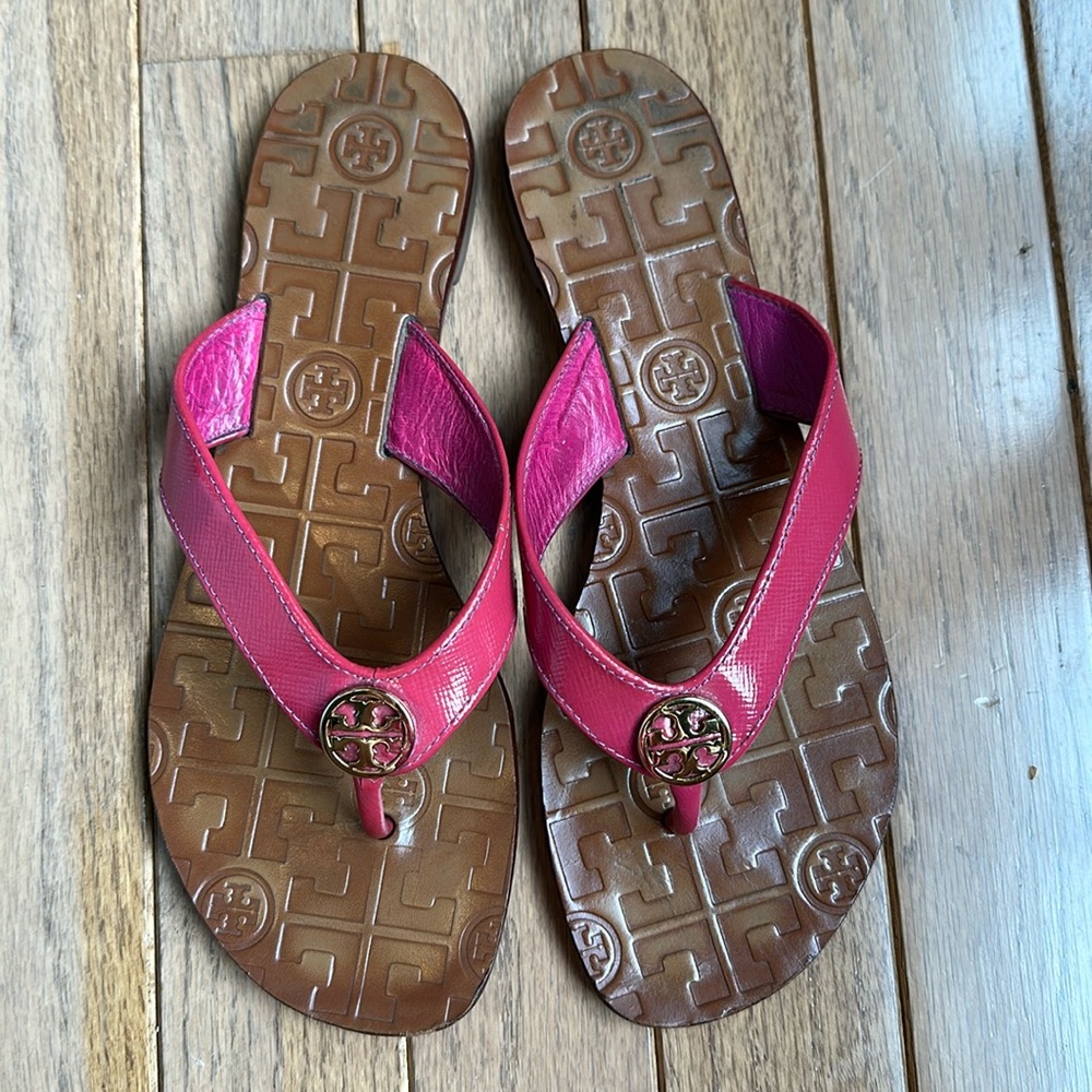 Tory Burch Vibrant Pink Sandals